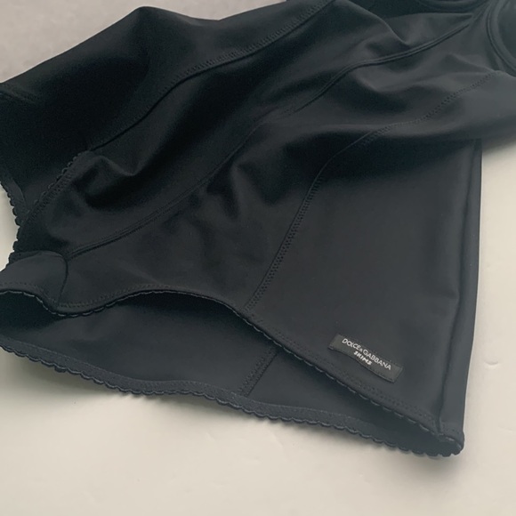 NWT Skims X Dolce Gabbana Bodysuit Black - Picture 7 of 8